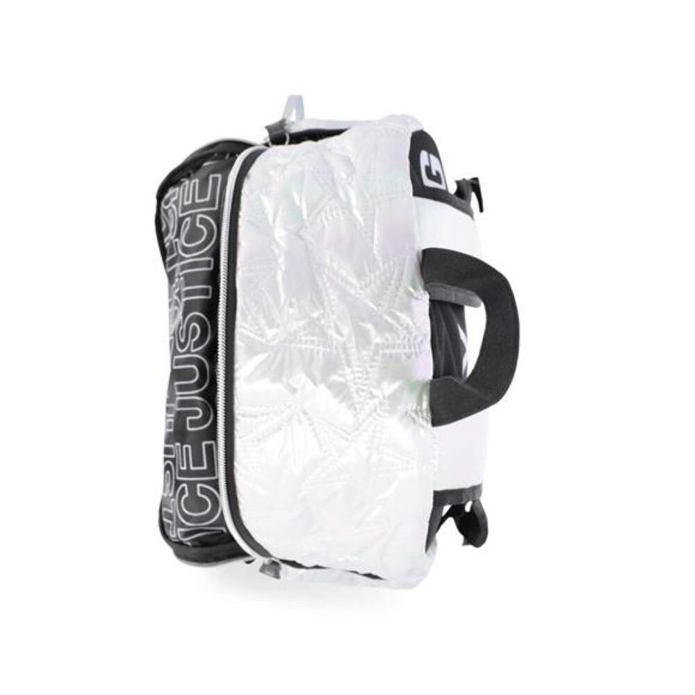 17" Shimmer Quilted Backpack, Lunch Bag, Water Bottle, and Charm Set - Picture 4 of 4